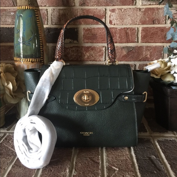 Coach Blake Flap Carryall Satchel Handbag Bag $450 - Picture 2 of 8